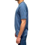 T-shirt in Crepe Cotton Filippo De Laurentiis Azzurro Avion art TS0MC CR14R 870 - immagine 2