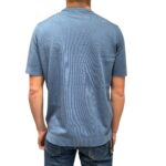 T-shirt in Crepe Cotton Filippo De Laurentiis Azzurro Avion art TS0MC CR14R 870 - immagine 3