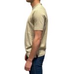 T-shirt in Crepe Cotton Filippo De Laurentiis Beige Ecru art TS0MC CR14R 040 - immagine 2