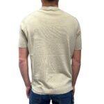 T-shirt in Crepe Cotton Filippo De Laurentiis Beige Ecru art TS0MC CR14R 040 - immagine 3