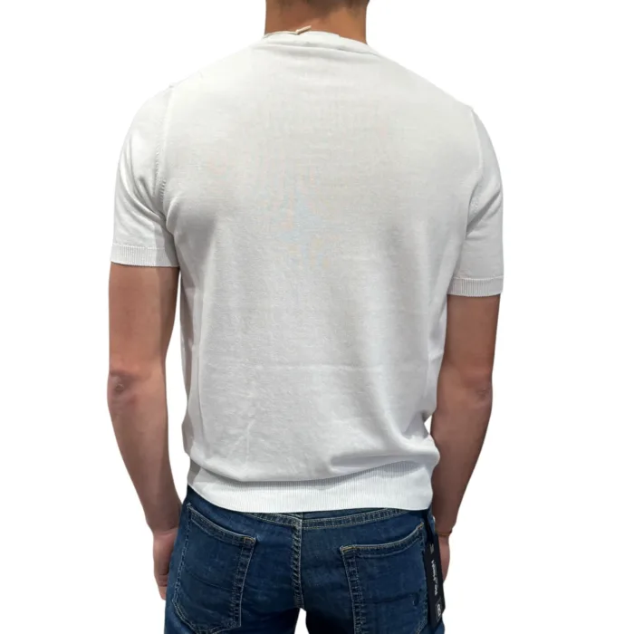 T-shirt 100% Cotone Ammond Studio Bianca art. 1461560 col. 001, foto 3 di 3