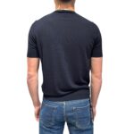 T-shirt 100% Cotone Ammond Studio Blu Notte art. 1461560 col. 442 - immagine 3