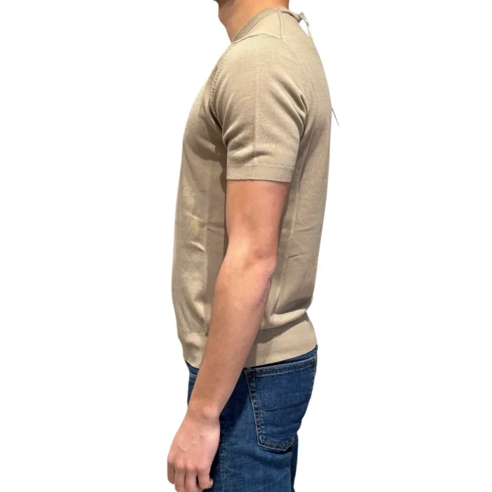 T-shirt 100% Cotone Ammond Studio Beige art. 1461560 col. 120, foto 2 di 3