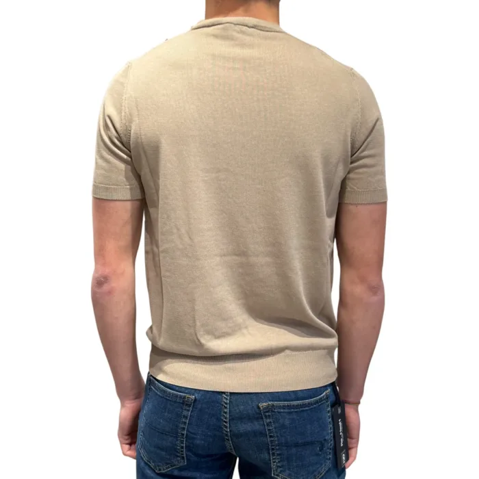 T-shirt 100% Cotone Ammond Studio Beige art. 1461560 col. 120, foto 3 di 3