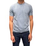 T-shirt 100% Cotone Ammond Studio Celeste Carta Da Zucchero art. 1461560 col. 401