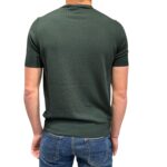 T-shirt 100% Cotone Ammond Studio Verde Bottiglia art. 1461560 col. 532 - immagine 3