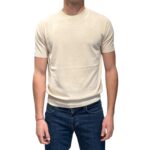 T-shirt 100% Cotone Ammond Studio Avorio art. 1461560 col. 021