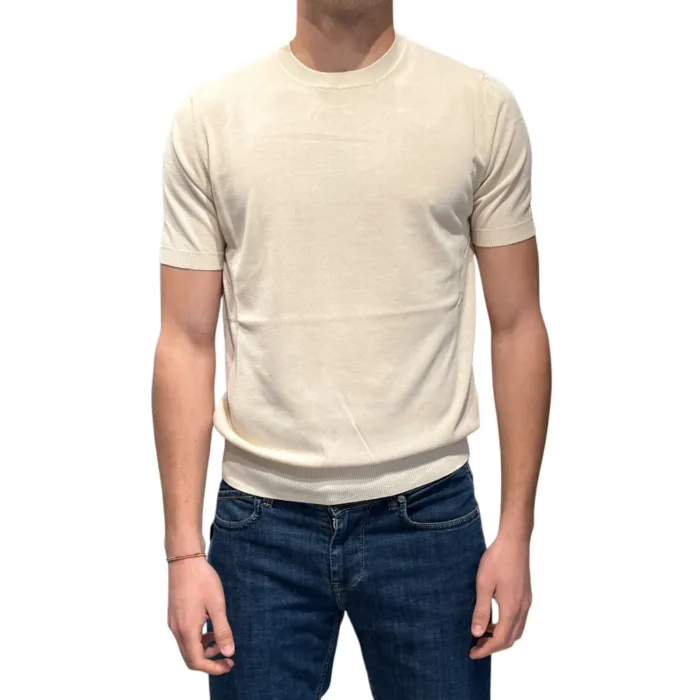 T-shirt 100% Cotone Ammond Studio Avorio art. 1461560 col. 021, foto 1 di 3