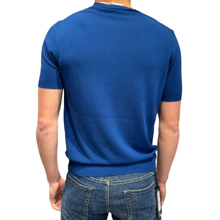 T-shirt 100% Cotone Ammond Studio Blu Royal art. 1461560 col. 416, foto 3 di 3