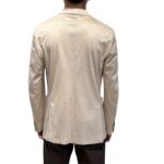 Giacca Doppiopetto Lardini in Jersey Beige Loro Piana Art. PA691E93 PAJ66051 200 - immagine 3