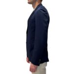 Giacca Lardini in Jersey Blu Loro Piana Art. PA690E93 PAJ66051 850 - immagine 2