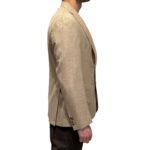 Giacca La Torre in Misto Lino, e Seta Loro Piana Summertime Beige Drop 7 Art. F74 UJ0054 400 - immagine 4