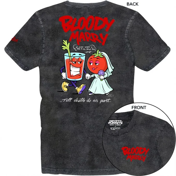 T-shirt Mc2 Saint Barth Nero Effetto Vintage art. Jack Cpt Bloody Marry 00, foto 1 di 1