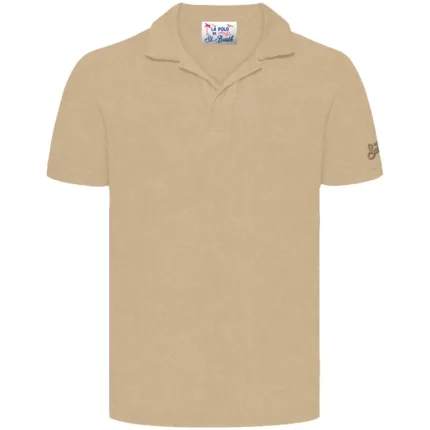 Polo Skipper in Spugna Mc2 Saint Barth Beige art. Jeremy Terry 11 Beige