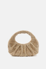 Borsa a Mano Twentyfourhaitch in Maglia Gioiello Strass Oro art. Joan Cha