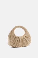 Borsa a Mano Twentyfourhaitch in Maglia Gioiello Strass Oro art. Joan Cha - immagine 2