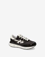 Sneakers Premiata Donna in Camoscio e Nylon Nero art. Lauryn 7479 - immagine 2