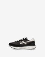 Sneakers Premiata Donna in Camoscio e Nylon Nero art. Lauryn 7479 - immagine 3