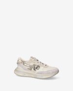 Sneakers Premiata Donna in Camoscio e Rete Avorio art. Lauryn 8183 - immagine 2