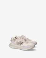 Sneakers Premiata Donna in Camoscio e Rete Avorio art. Lauryn 8183 - immagine 4