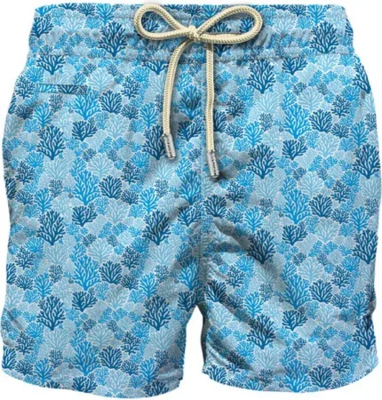 Costume Mc2 Saint Barth Bianco con Fantasia Coralli art. Lighting Micro Fantasy Happy Reef 01