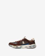 Sneakers Premiata Uomo In Camoscio e Nylon Testa Di Moro art. Mase25 8026 - immagine 3