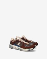 Sneakers Premiata Uomo In Camoscio e Nylon Testa Di Moro art. Mase25 8026 - immagine 4