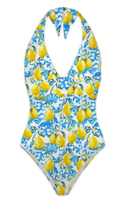 Costume Intero Mc2 Saint Barth art. Marylin Baroque Lemon 01