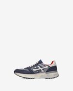 Sneakers Premiata Uomo in Camoscio Blu Denim art. Mick 8006 - immagine 3
