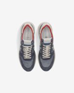 Sneakers Premiata Uomo in Camoscio Blu Denim art. Mick 8006 - immagine 5