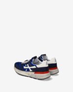 Sneakers Premiata Uomo in Camoscio Blu e Nylon Bluette art. Mick 8008 - immagine 5