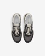Sneakers Premiata Uomo in Camoscio Nero e Nylon Grigio art. Mick 8085 - immagine 5