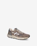 Sneakers Premiata Uomo in Camoscio e Nylon Tortora art. Mick 0.1 8118 - immagine 2