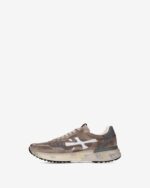 Sneakers Premiata Uomo in Camoscio e Nylon Tortora art. Mick 0.1 8118 - immagine 3