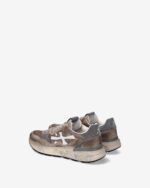 Sneakers Premiata Uomo in Camoscio e Nylon Tortora art. Mick 0.1 8118 - immagine 5