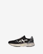 Sneakers Premiata Uomo in Camoscio e Nylon Nero art. Mick 0.1 8119 - immagine 3