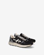 Sneakers Premiata Uomo in Camoscio e Nylon Nero art. Mick 0.1 8119 - immagine 4