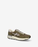 Sneakers Premiata Uomo in Camoscio e Nylon Verde art. Mick 0.1 8271 - immagine 2