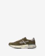Sneakers Premiata Uomo in Camoscio e Nylon Verde art. Mick 0.1 8271 - immagine 4