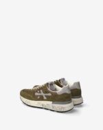 Sneakers Premiata Uomo in Camoscio e Nylon Verde art. Mick 0.1 8271 - immagine 5