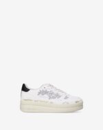 Sneakers Premiata Donna in Pelle Bianca e Dettagli Ricamati art. Micol 8255