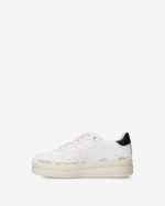 Sneakers Premiata Donna in Pelle Bianca e Dettagli Ricamati art. Micol 8255 - immagine 3