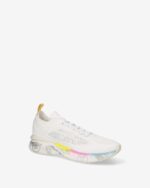 Sneakers Premiata Uomo in Tessuto Tecnico Traforato Bianco art. Moerun 0.1 8260 - immagine 2