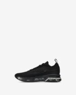Sneakers Premiata Donna in Tessuto Tecnico Traforato Nero art. Moerun 0.1 8261 - immagine 3