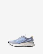 Sneakers Premiata Donna in Camoscio e Nylon Celeste art. Moerund 8082 - immagine 3