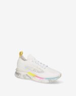 Sneakers Premiata Donna in Tessuto Tecnico Bianco art. Moerund 0.1 8260 - immagine 2