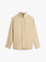 Camicia In Lino Regular Fit Uomo Tommy Hilfiger Beige Sabbia  art. MW0MW41530 RBT - immagine 4