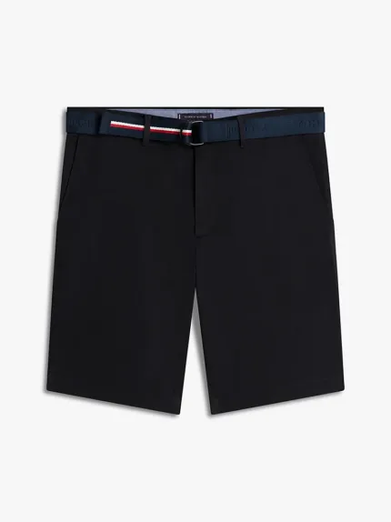 Shorts Bermuda Denton Tommy Hilfiger slim Fit in Twill Nero art. MW0MW42349 BDS