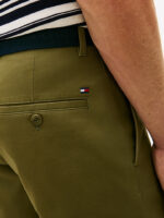 Shorts Bermuda Denton Tommy Hilfiger slim Fit in Twill Verde Militare art. MW0MW42349 MSX - immagine 4