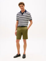 Shorts Bermuda Denton Tommy Hilfiger slim Fit in Twill Verde Militare art. MW0MW42349 MSX - immagine 2